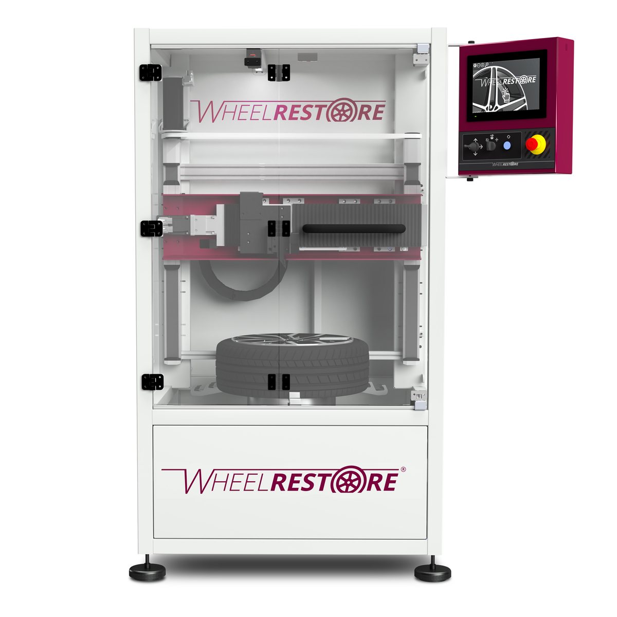 HBC-System WM800 wheel repair machine used by Quickpit